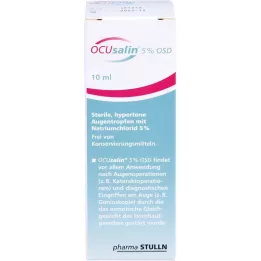 OCUSALIN 5% OSD Akių lašai, 1X10 ml