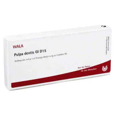 PULPA DENTIS GL D 15 ampulių, 10X1 ml