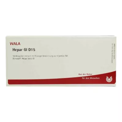HEPAR GL D 15 ampulių, 10X1 ml