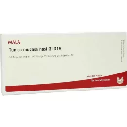 TUNICA gleivinės nosis GL D 15 ampulių, 10X1 ml