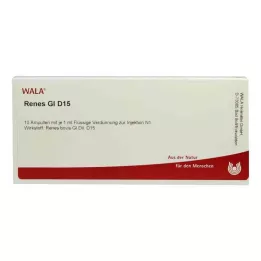 RENES GL D 15 ampulių, 10X1 ml