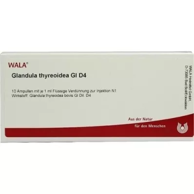 GLANDULA THYREOIDEA GL D 4 ampulės, 10X1 ml