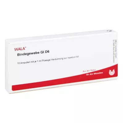 BINDEGEWEBE GL D 6 ampulės, 10X1 ml BINDEGEWEBE GL D 6 ampulės, 10X1 ml