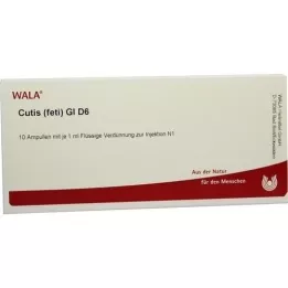 CUTIS feti GL D 6 ampulės, 10X1 ml