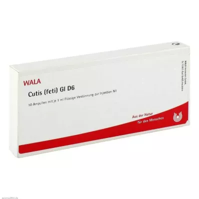 CUTIS feti GL D 6 ampulės, 10X1 ml