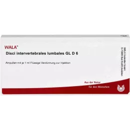 DISCI intervertebrales lumbales GL D 6 ampulės, 10X1 ml