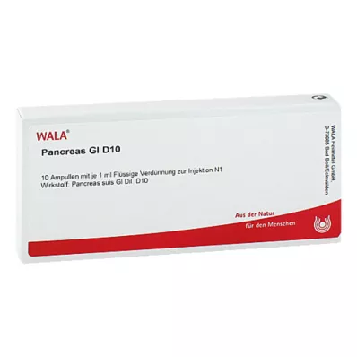 PANCREAS GL D 10 ampulių, 10X1 ml