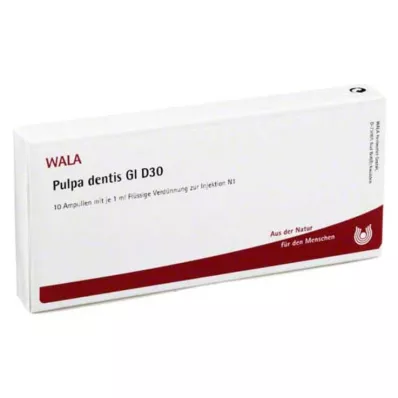 PULPA DENTIS GL D 30 ampulių, 10X1 ml PULPA DENTIS GL D 30 ampulių, 10X1 ml