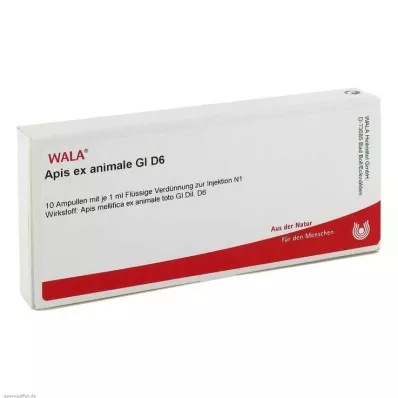 APIS EX animale GL D 6 ampulės, 10X1 ml