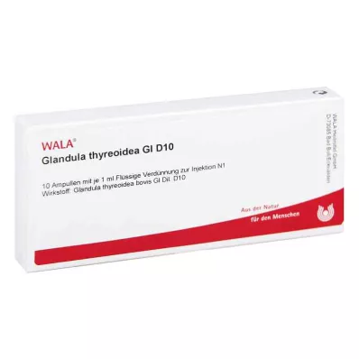 GLANDULA THYREOIDEA GL D 10 ampulių, 10X1 ml