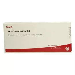 VERATRUM E radice D 4 ampulės, 10X1 ml