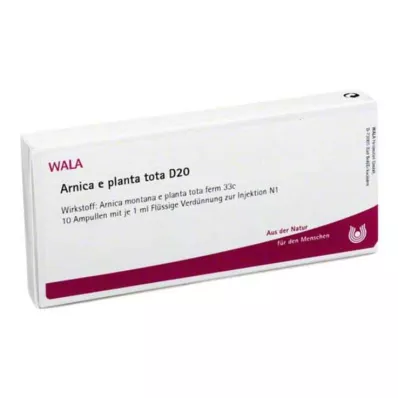 ARNICA E Planta tota D 20 ampulių, 10X1 ml