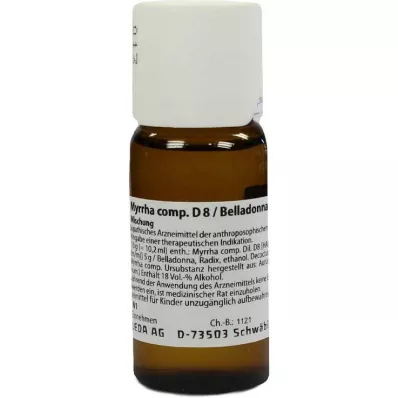 MYRRHA comp.D 8/Belladonna Radix D 10 aa mišinys, 50 ml MYRRHA comp.D 8/Belladonna Radix D 10 aa mišinys, 50 ml