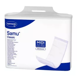 SAMU Motinystės įklotai Classic midi 11x30 cm, 56 vnt