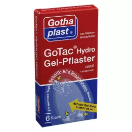 GOTAC Plėvelė žaizdoms su gelio pagalvėle, 6 vnt