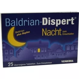 BALDRIAN DISPERT Naktinio užmigimo tabletės, 25 vnt