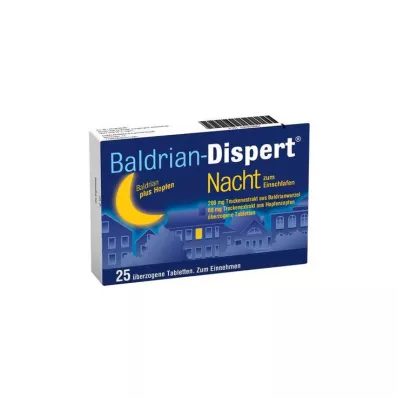 BALDRIAN DISPERT Naktinio užmigimo tabletės, 25 vnt