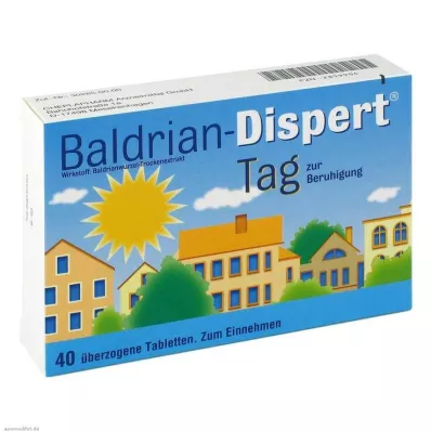 BALDRIAN DISPERT Dieninės dengtos tabletės, 40 vnt