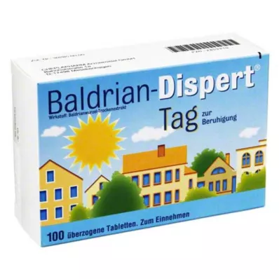 BALDRIAN DISPERT Dieninės dengtos tabletės, 100 vnt BALDRIAN DISPERT Dieninės dengtos tabletės, 100 vnt