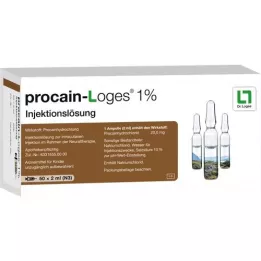 PROCAIN-Loges 1% injekcinio tirpalo ampulės, 50X2 ml
