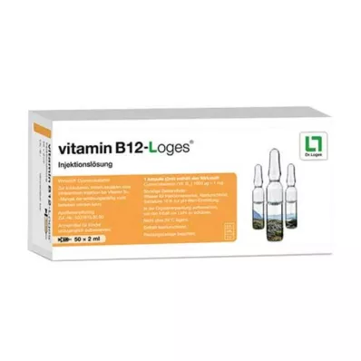 VITAMIN B12-LOGES Injekcinis tirpalas ampulėse, 50X2 ml VITAMIN B12-LOGES Injekcinis tirpalas ampulėse, 50X2 ml