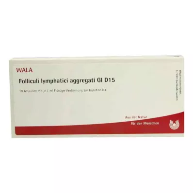 FOLLICULI LYMPHATICI agregatai GL D 15 ampulių, 10X1 ml FOLLICULI LYMPHATICI agregatai GL D 15 ampulių, 10X1 ml