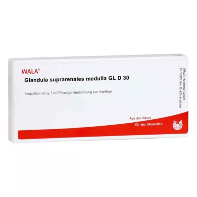 GLANDULA SUPRARENALES Medulė GL D 30 ampulių, 10X1 ml GLANDULA SUPRARENALES Medulė GL D 30 ampulių, 10X1 ml