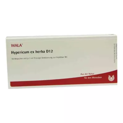 HYPERICUM EX Herba D 12 ampulių, 10X1 ml HYPERICUM EX Herba D 12 ampulių, 10X1 ml