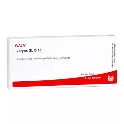 LARYNX GL D 10 ampulių, 10X1 ml LARYNX GL D 10 ampulių, 10X1 ml