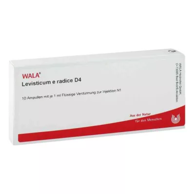 LEVISTICUM E radice D 4 ampulės, 10X1 ml LEVISTICUM E radice D 4 ampulės, 10X1 ml