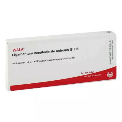 LIGAMENTUM LONGITUDINALE anterius GL D 8 ampulės, 10X1 ml LIGAMENTUM LONGITUDINALE anterius GL D 8 ampulės, 10X1 ml