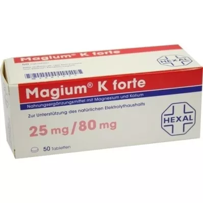 MAGIUM K forte tabletės, 50 vnt