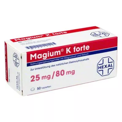 MAGIUM K forte tabletės, 50 vnt MAGIUM K forte tabletės, 50 vnt
