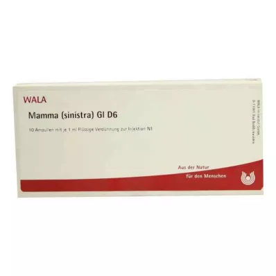 MAMMA SINISTRA GL D 6 ampulės, 10X1 ml MAMMA SINISTRA GL D 6 ampulės, 10X1 ml