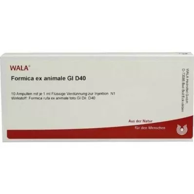 FORMICA EX animale GL D 40 ampulių, 10X1 ml FORMICA EX animale GL D 40 ampulių, 10X1 ml