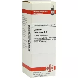 CALCIUM FLUORATUM D 6 skiedinys, 20 ml