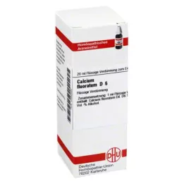 CALCIUM FLUORATUM D 6 skiedinys, 20 ml
