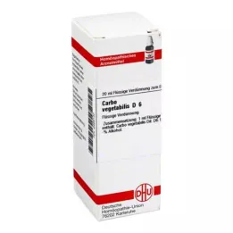 CARBO VEGETABILIS D 6 skiedinys, 20 ml
