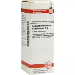 CALCIUM CARBONICUM Hahnemanni D 6 Skiedinys, 20 ml