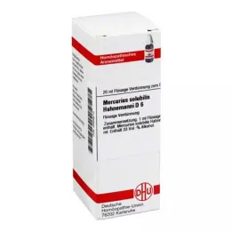 MERCURIUS SOLUBILIS Hahnemanni D 6 Skiedinys, 20 ml