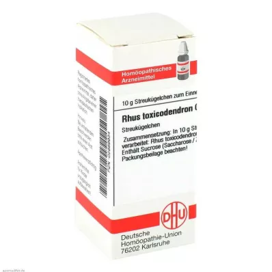 RHUS TOXICODENDRON C 200 rutuliukų, 10 g