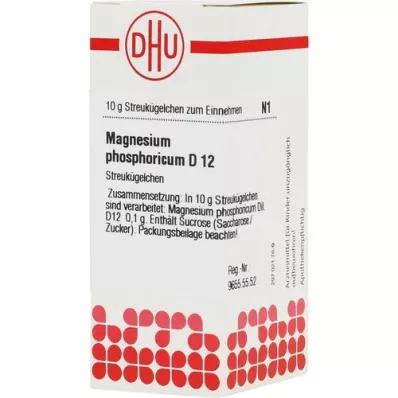 MAGNESIUM PHOSPHORICUM D 12 rutuliukų, 10 g