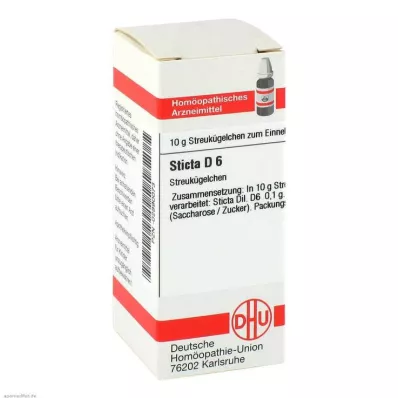 STICTA D 6 rutuliukai, 10 g