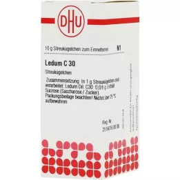 LEDUM C 30 rutuliukų, 10 g