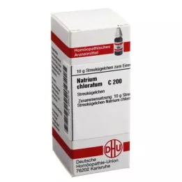 NATRIUM CHLORATUM C 200 rutuliukų, 10 g