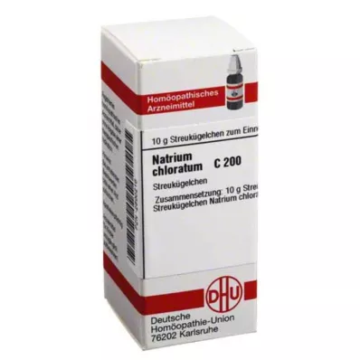 NATRIUM CHLORATUM C 200 rutuliukų, 10 g NATRIUM CHLORATUM C 200 rutuliukų, 10 g