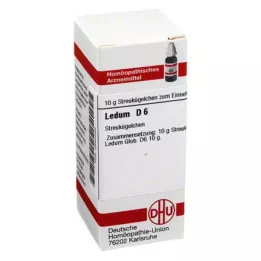 LEDUM D 6 rutuliukai, 10 g