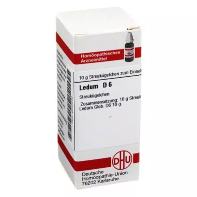 LEDUM D 6 rutuliukai, 10 g