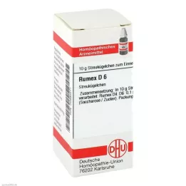 RUMEX D 6 rutuliukai, 10 g
