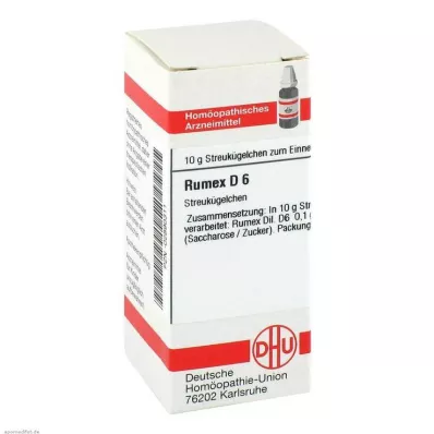 RUMEX D 6 rutuliukai, 10 g RUMEX D 6 rutuliukai, 10 g
